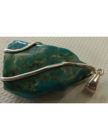 Pendentif turquoise argent