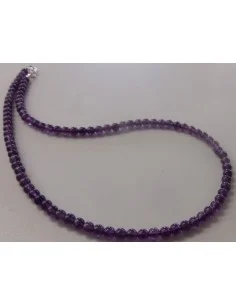 Collier en Amethyste 5mm 2