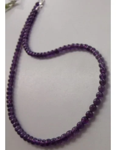 Collier en Amethyste 5mm