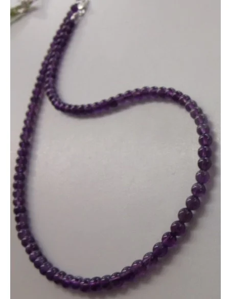 Collier en Amethyste 5mm