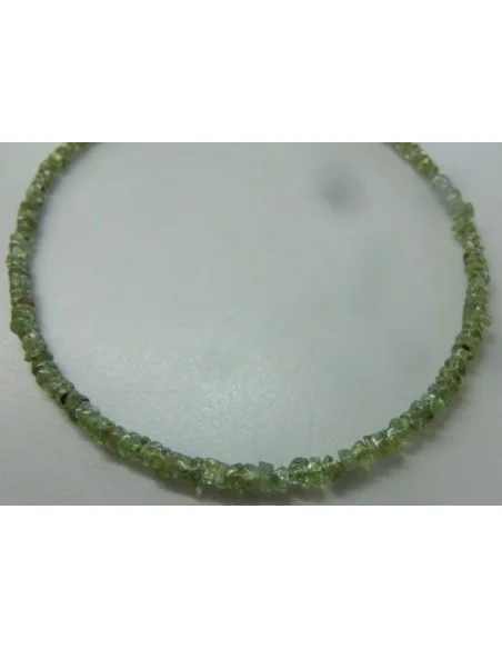 Péridot collier petits boutons