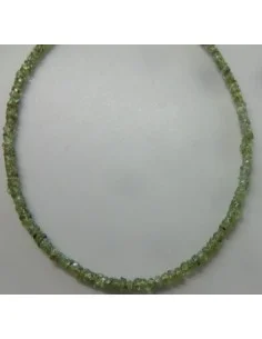 Péridot collier petits boutons 2