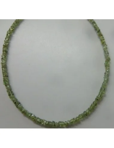 Péridot collier petits boutons