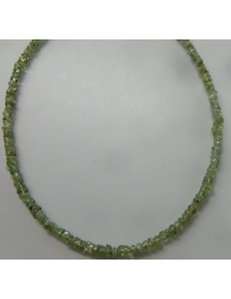Péridot collier petits boutons