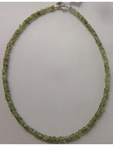 Péridot collier petits boutons