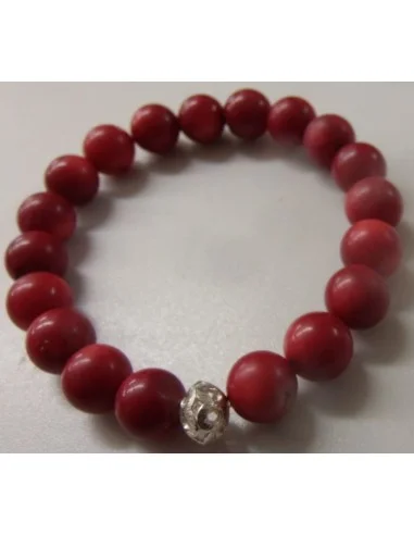 Corail rouge 10mm bracelet