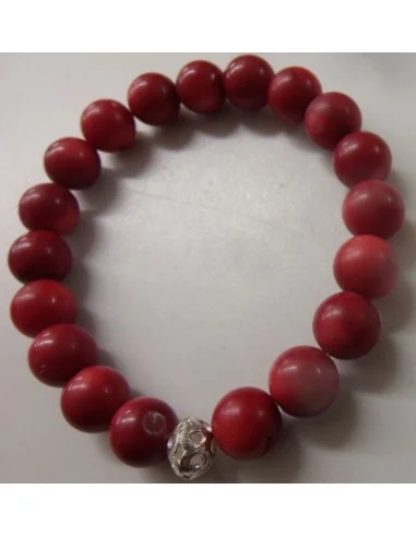 Corail rouge 10mm bracelet