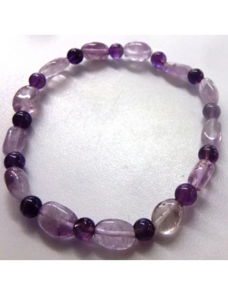Parure collier et bracelet Ametrine, Amethyste