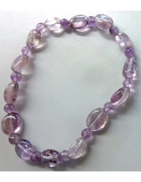 Ametrine boule 4mm ovale bracelet
