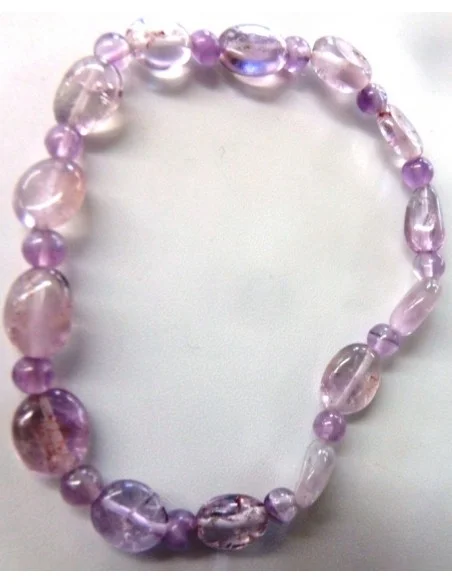 Ametrine boule 4mm ovale bracelet
