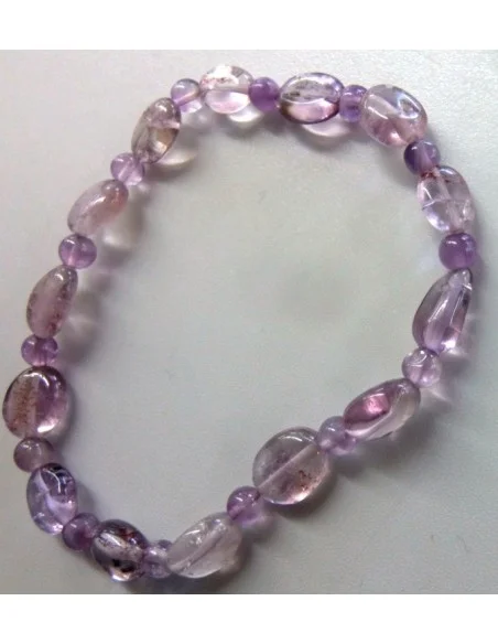 Ametrine boule 4mm ovale bracelet