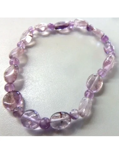Ametrine boule 4mm ovale bracelet