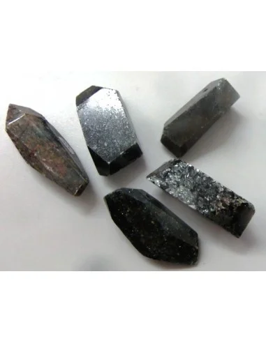 Cyanite verte et noire pendentif