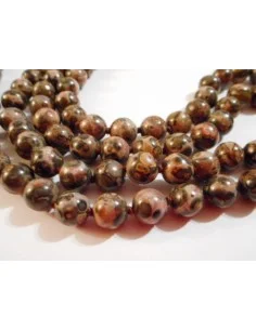 Collier jaspe leopard 82cm 2