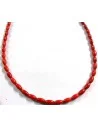 Corail rouge 9mm collier
