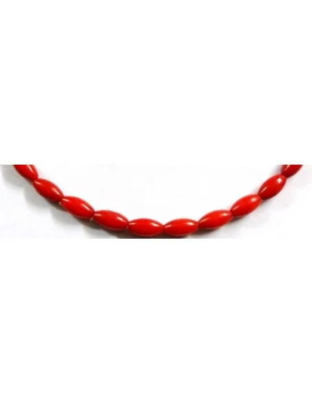 Corail rouge 9mm collier Corail rouge 9mm collier