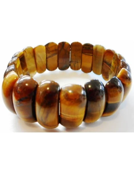 Grand bracelet oeil de tigre 
