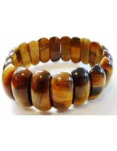Grand bracelet oeil de tigre  2