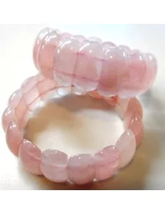 Grand bracelet quartz rose