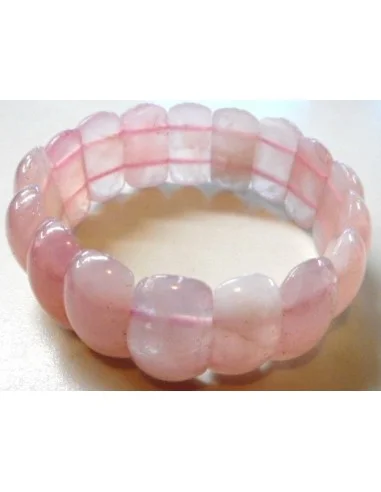 Grand bracelet quartz rose