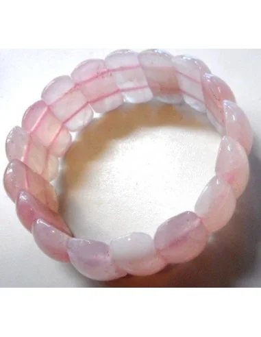 Grand bracelet quartz rose