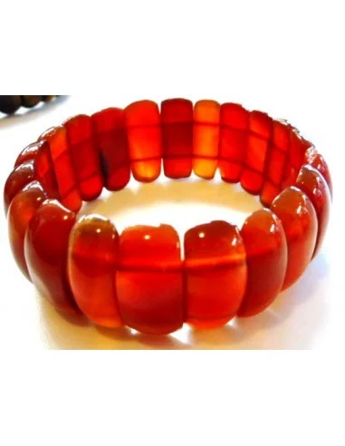 Grand bracelet en cornaline