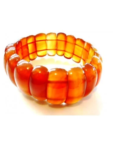 Grand bracelet en cornaline
