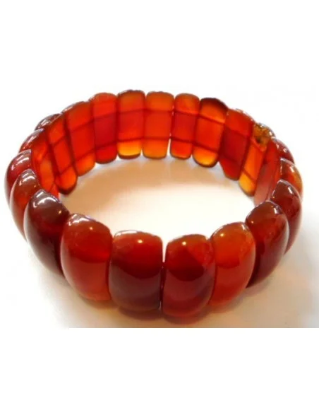 Grand bracelet en cornaline Grand bracelet en cornaline