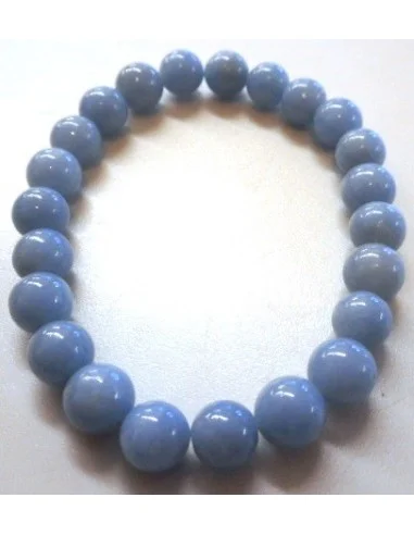 Bracelet en angelite 8mm.