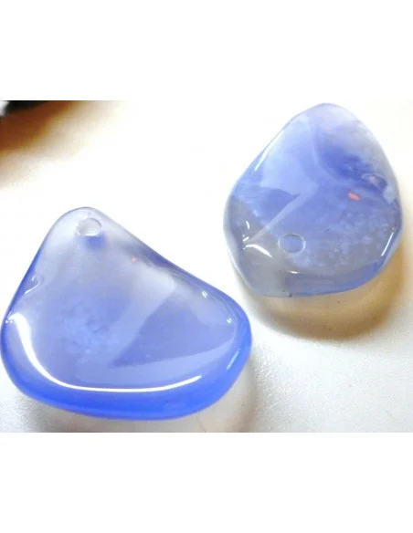 Agate bleue pendentif