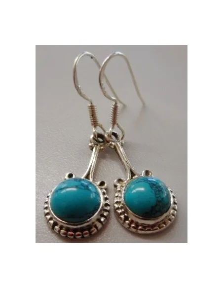 Boucles d'oreilles turquoise argent Boucles d'oreilles turquoise argent