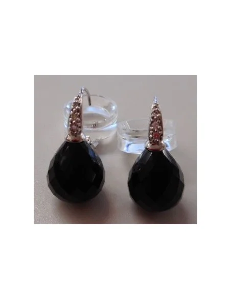 Onyx Boucles pendantes argent Onyx Boucles pendantes argent