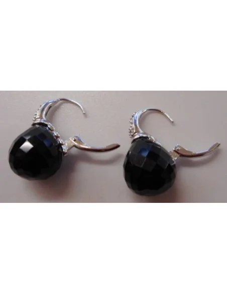 Onyx Boucles pendantes argent Onyx Boucles pendantes argent