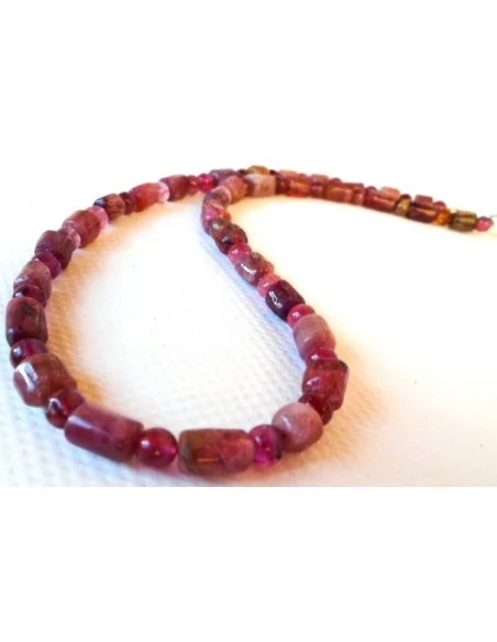 Collier Tourmaline rose