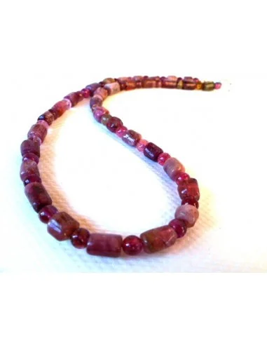 Collier Tourmaline rose