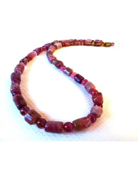 Collier Tourmaline rose