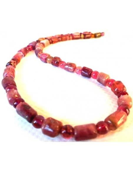 Collier Tourmaline rose