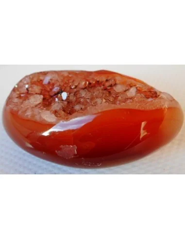 Cornaline cristalise geode