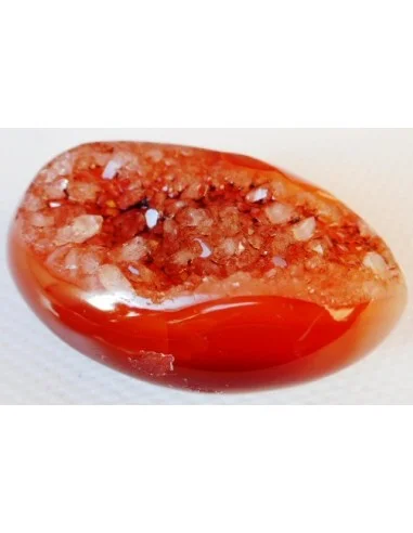 Cornaline cristalise geode