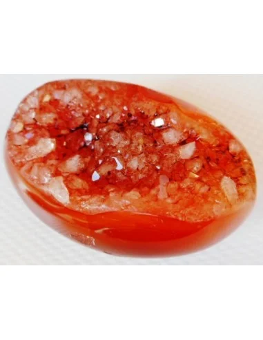 Cornaline cristalise geode