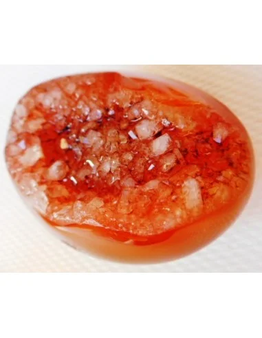 Cornaline cristalise geode