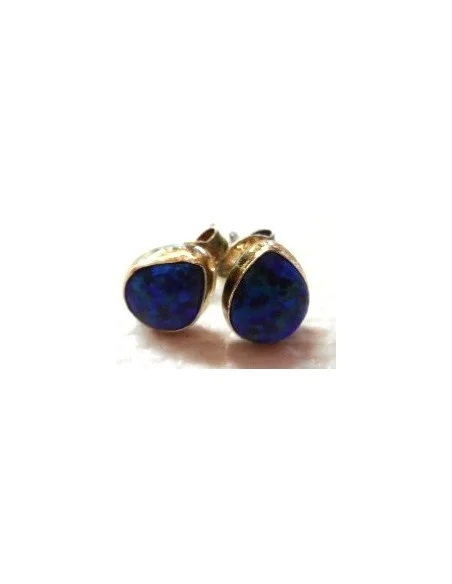 Opale noble indigo boucles oreilles pouce Opale noble indigo boucles oreilles pouce