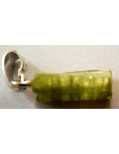 Tourmaline verte en pendentif