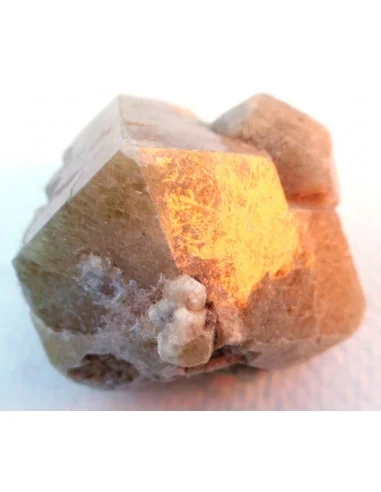 Grenat jaune cubique cristal