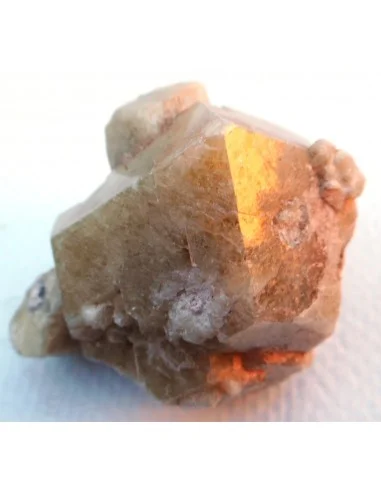 Grenat jaune cubique cristal