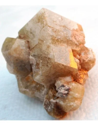 Grenat jaune cubique cristal