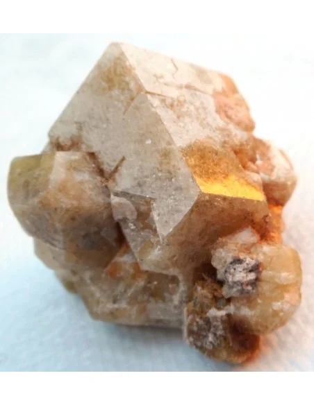 Grenat jaune cubique cristal Grenat jaune cubique cristal