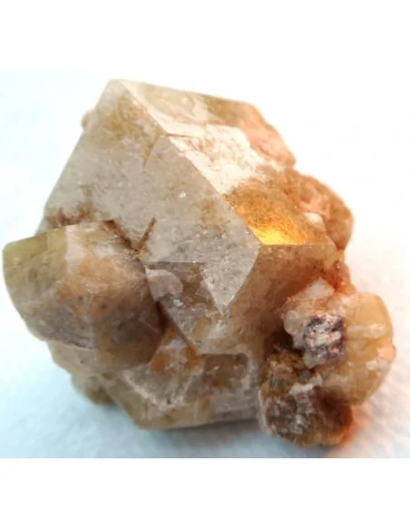 Grenat jaune cubique cristal Grenat jaune cubique cristal