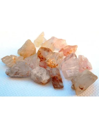 Kunzite brute percé 3 a 6g.