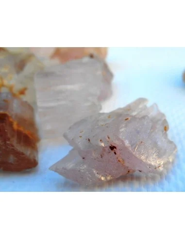 Kunzite brute percé 3 a 6g.